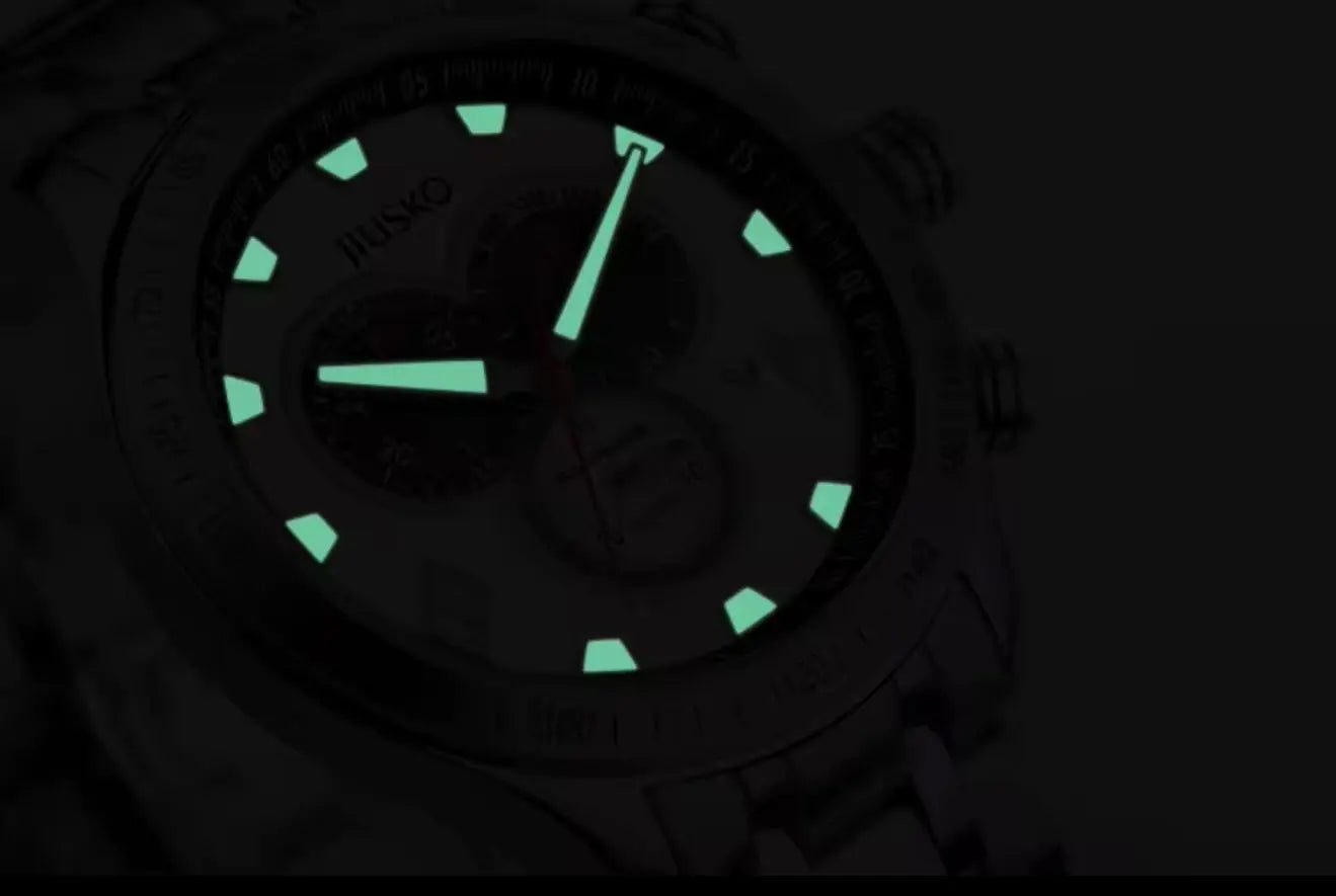 Men’s Diver Watch – tachymeter, chronograph watch, Sapphire Crystal, Water resistant OverflyEyki