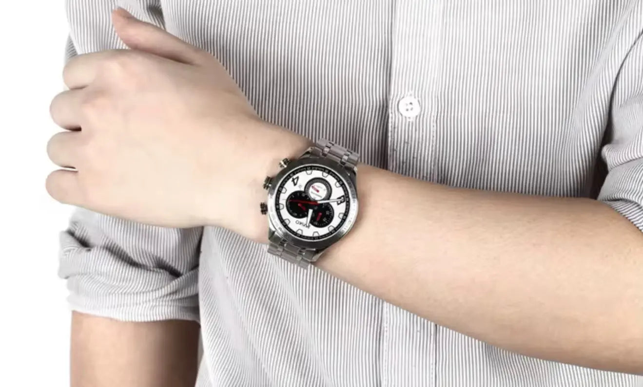 Men’s Diver Watch – tachymeter, chronograph watch, Sapphire Crystal, Water resistant OverflyEyki