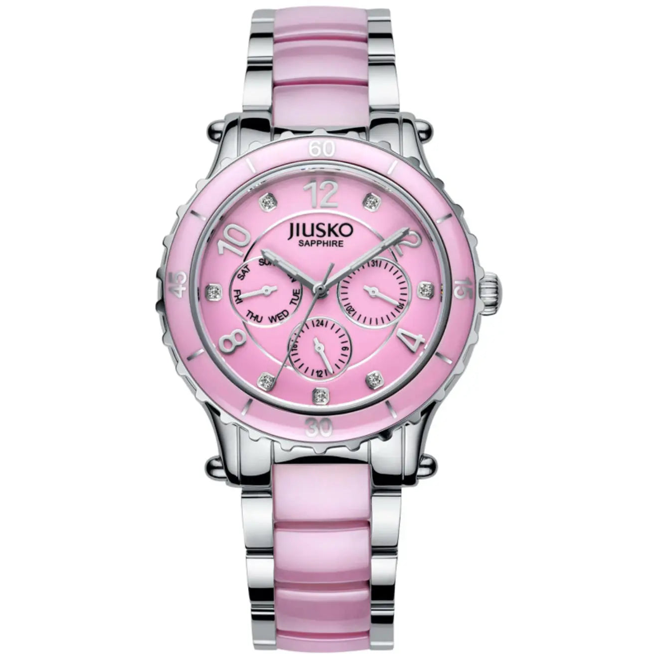 JIUSKO JSK002M sapphire glass watch - pink My Store
