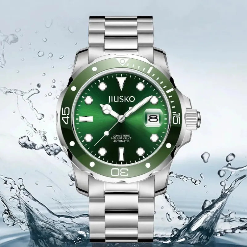 JIUSKO JSK044M Automatic Watch - Luxury Green My Store