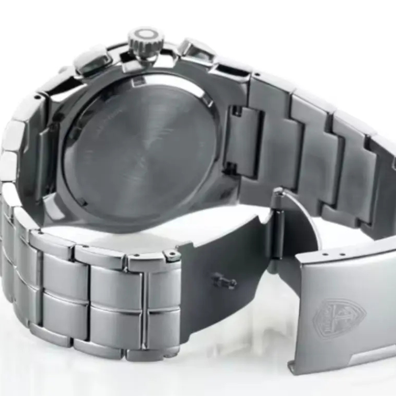 JIUSKO JSK042M Sapphire quartz watch - Silver | Black My Store