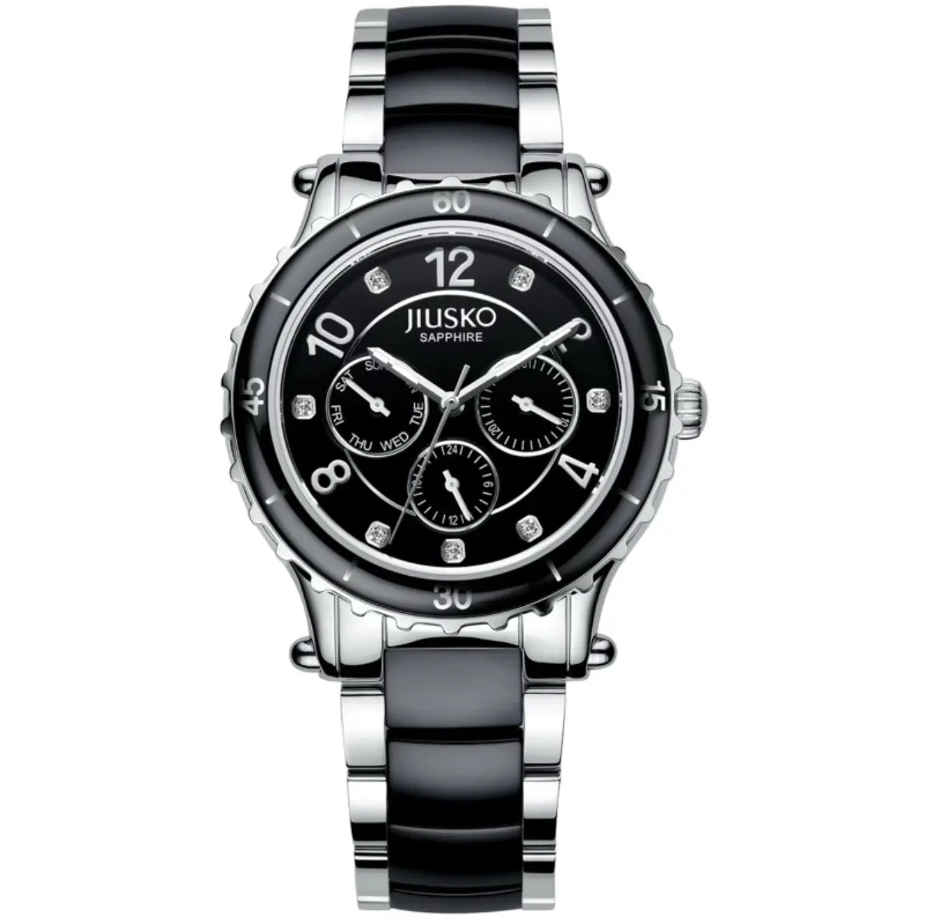 JIUSKO JSK002M  sapphire glass watch - black My Store