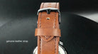 Men’s Quartz Analog Leather Wristwatch - Brown My Store