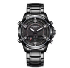 Digital Sports Wristwatch for Men – Black OverflyEyki