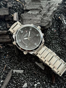 Digital Sports Wristwatch for Men – silver OverflyEyki