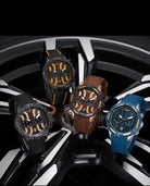 Men’s Quartz Wristwatch – Luxury Sport Brown OverflyEyki