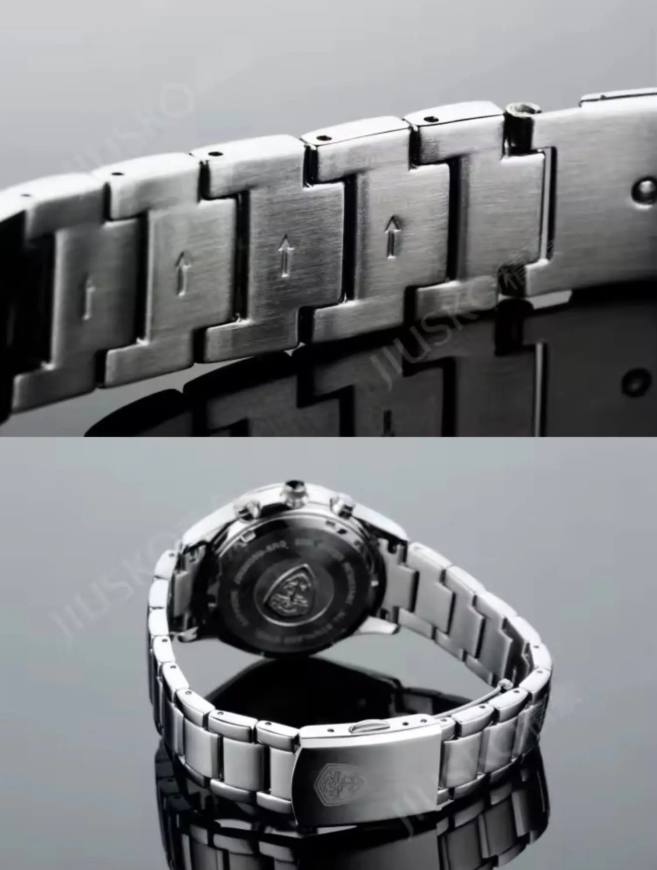 Men’s Diver Watch – Stainless Steel, Chronograph Watch, Sapphire Crystal, Waterproof OverflyEyki