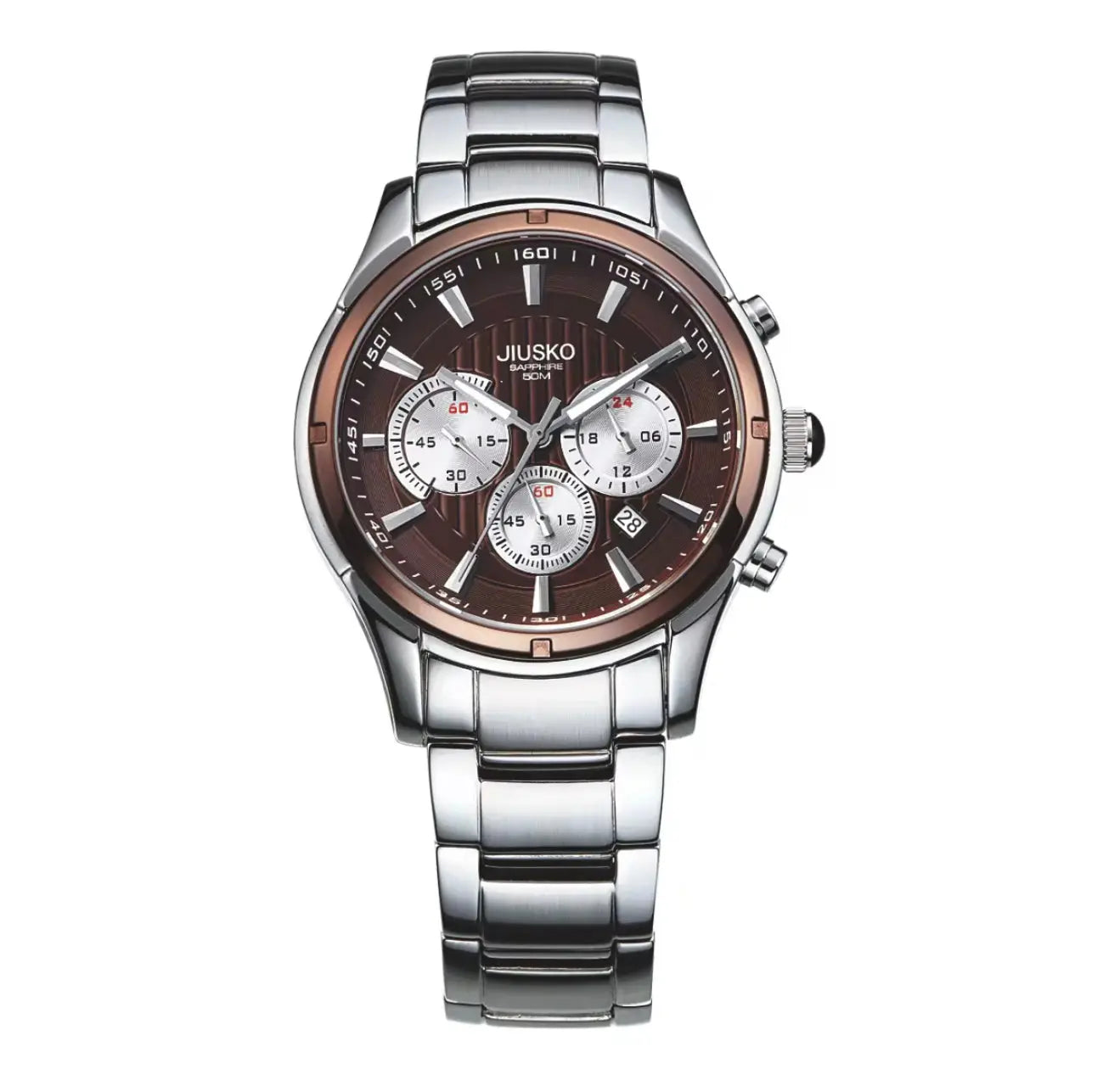 Men’s Diver Watch – Stainless Steel, Chronograph Watch, Sapphire Crystal, Waterproof OverflyEyki