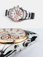 Men’s Diver Watch – Stainless Steel, Chronograph, Waterproof OverflyEyki