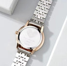 EYKI Couple Watch Set for Men & Women – Stainless Steel Quartz Wristwatches, Waterproof 3ATM OverflyEyki