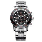 JIUSKO JSK043M Titanium Diver Watch - Silver | Black My Store