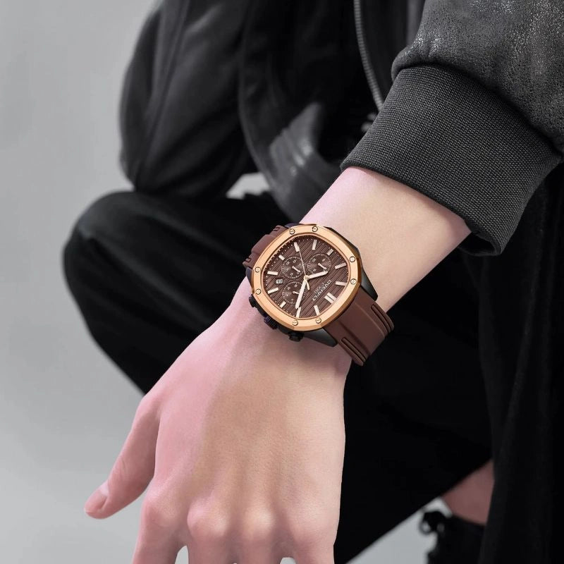Men's Sport Watch - (Brown) 