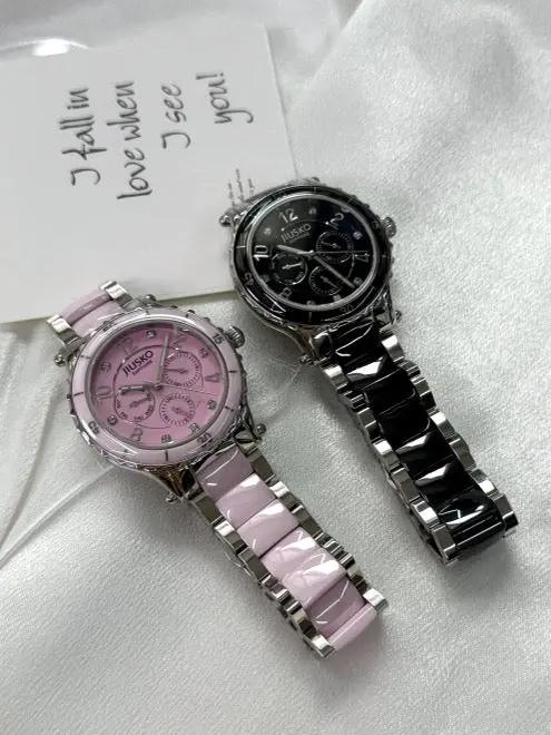 JIUSKO JSK002M  sapphire glass watch - pink My Store
