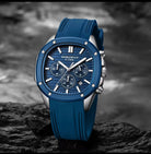Luxury Men’s Analog Chronograph Sport Watch - Blue 