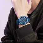 Luxury Men’s Analog Chronograph Sport Watch - Blue 