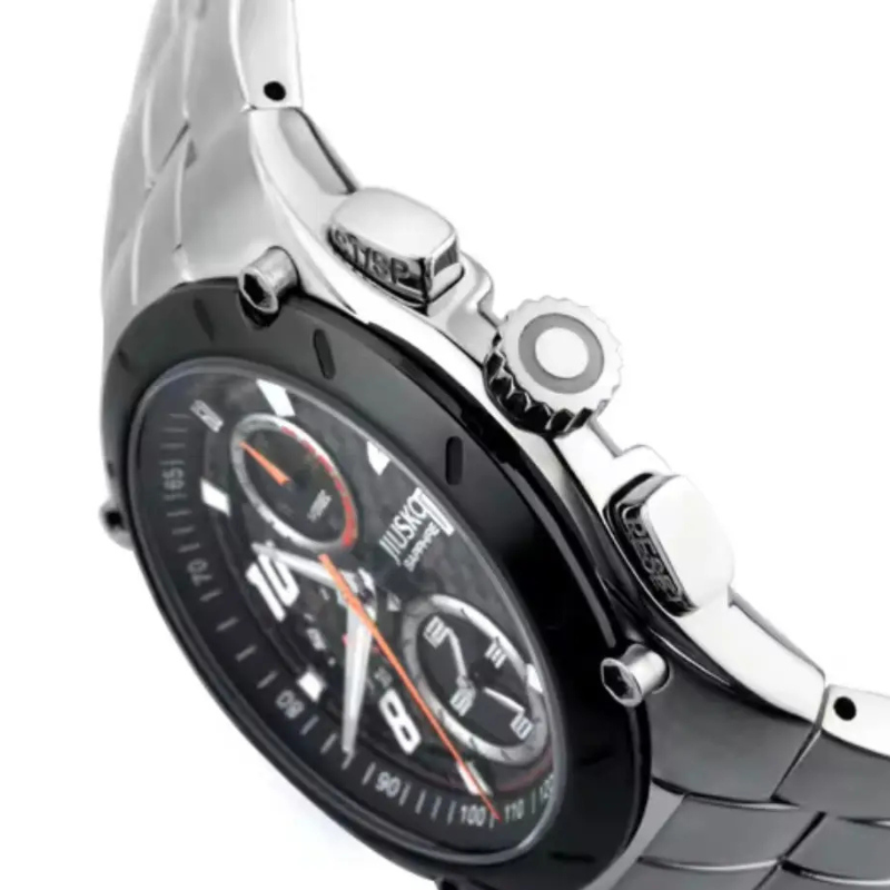 JIUSKO JSK042M Sapphire quartz watch - Silver | Black My Store